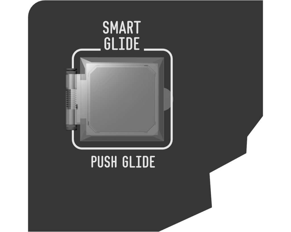 Lateral Push and Slide Storage Solution - SMARTGLIDE