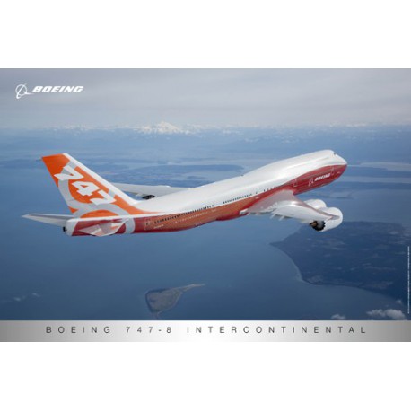 747-8 Sunrise Livery Poster