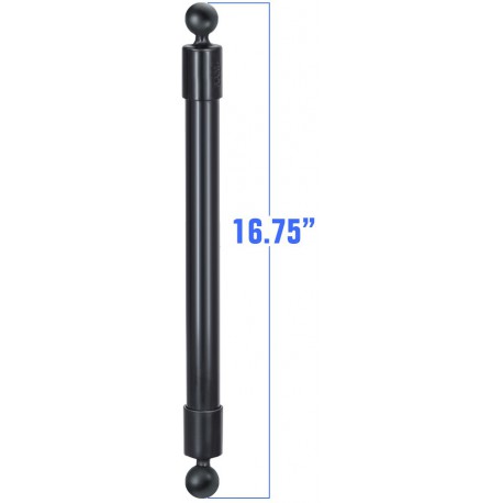 RAM 16.75" Long Extension Pole with (2 qty) 1" Diameter Ball Ends